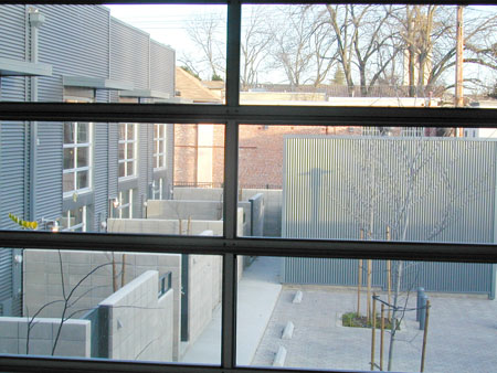 view to courtyard